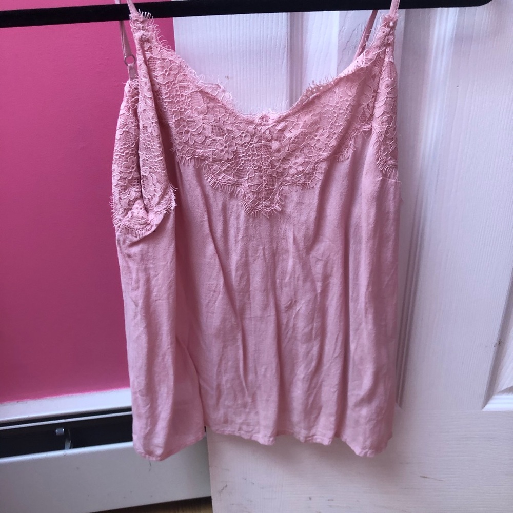 Pink tank top from Abercrombie